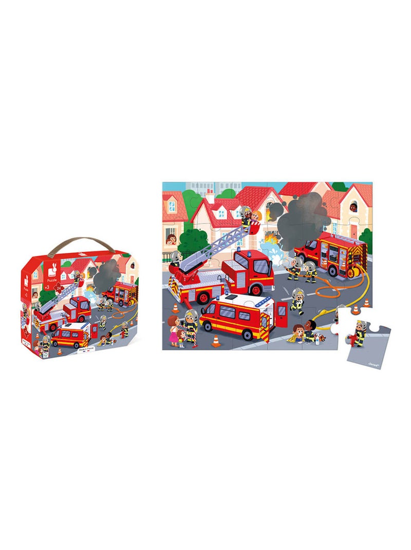 Puzzle Pompiers 24 pcs N/A - Kiabi
