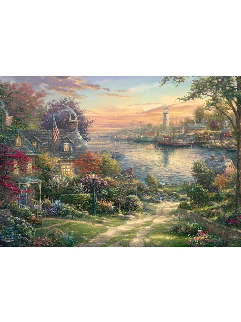Puzzle Port Nouvelle-Angleterre 1000 pcs N/A - Kiabi