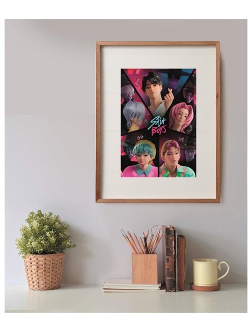 Puzzle poster 500 pièces kpop demon hunter - Kiabi Puzzle poster 500 pièces kpop demon hunter - Kiabi