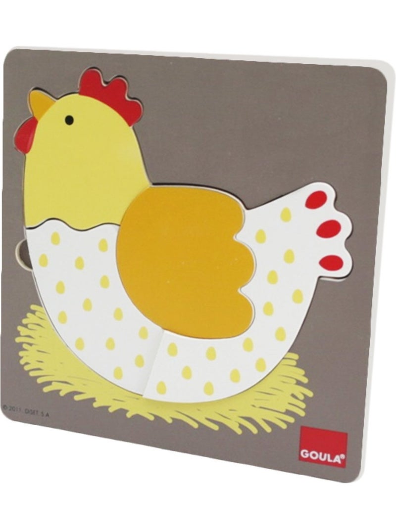 Puzzle poule oeuf poussin N/A - Kiabi