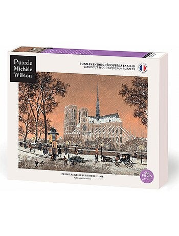 Puzzle Première neige sur Notre-Dame de Delacroix