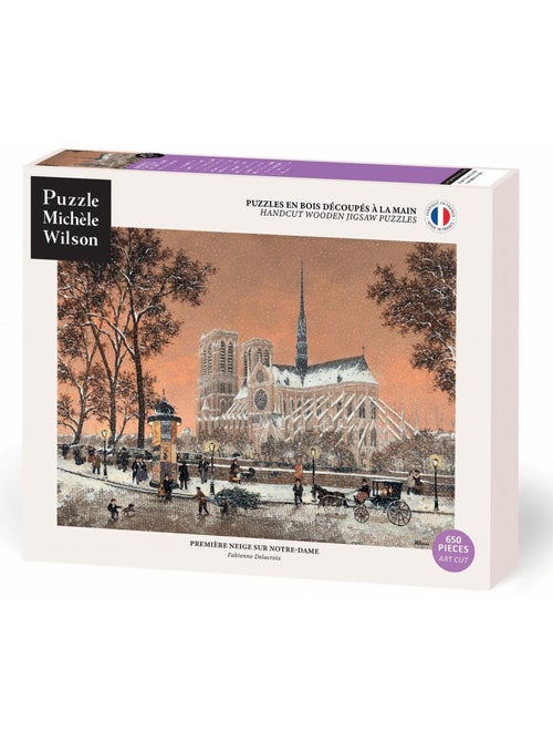 Puzzle Première neige sur Notre-Dame de Delacroix - Kiabi