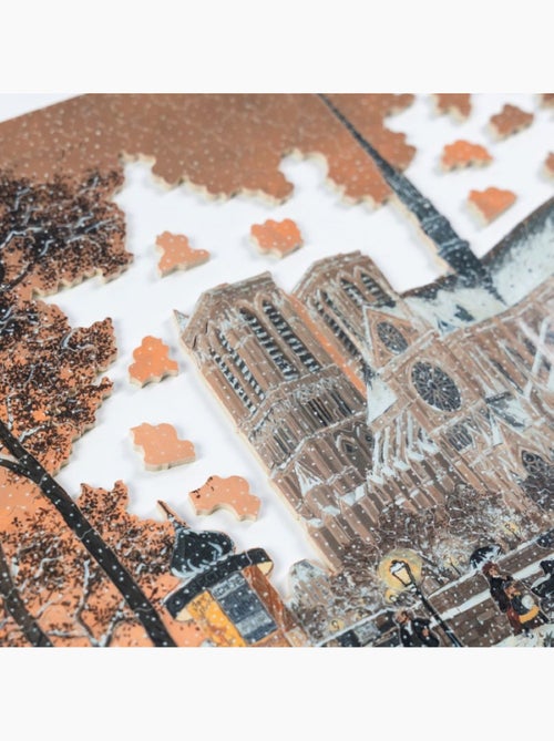 Puzzle Première neige sur Notre-Dame de Delacroix - Kiabi