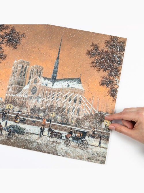 Puzzle Première neige sur Notre-Dame de Delacroix - Kiabi