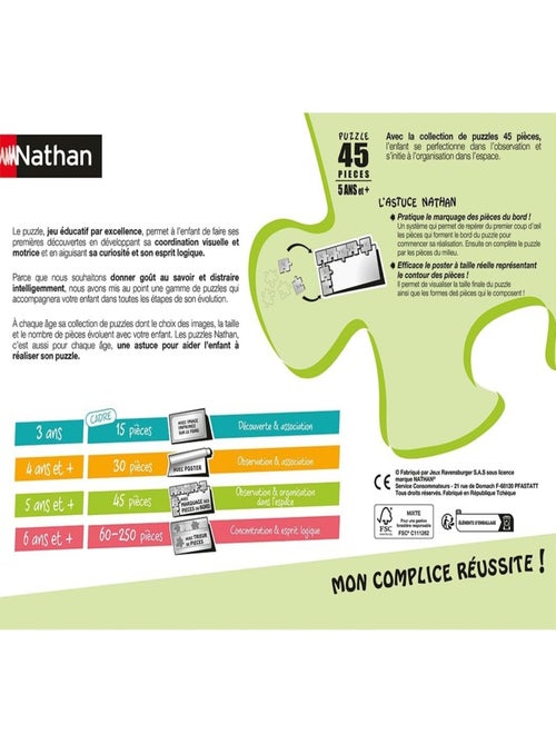 Puzzle Princesses Disney 45 pcs - Kiabi