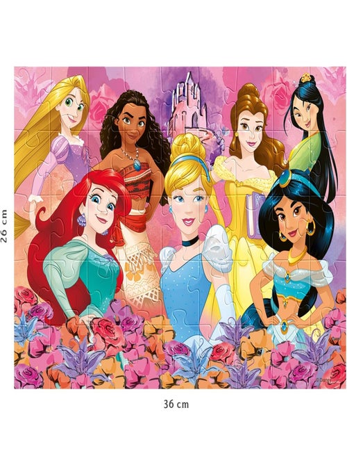 Puzzle Princesses Disney 45 pcs - Kiabi