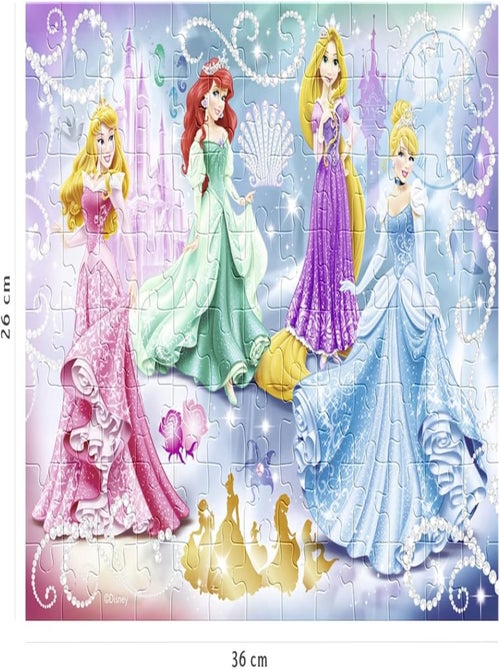 Puzzle Princesses étincelantes Disney 100 pcs - Kiabi