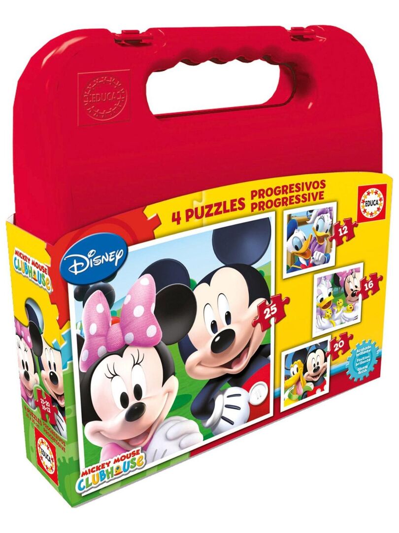 Puzzle progressif 12 à 25 pièces : Mickey et ses amis - N/A