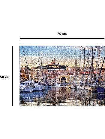 Puzzle Promenade dans le vieux port Marseille 1000 pcs