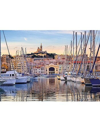 Puzzle Promenade dans le vieux port Marseille 1000 pcs