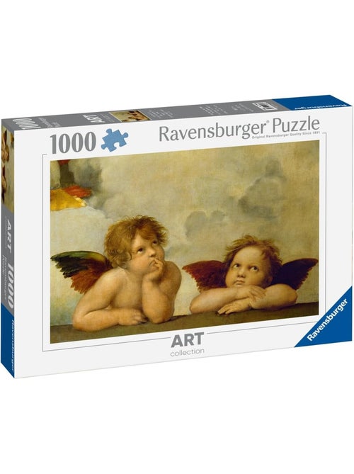 Puzzle putti la madone sixtine de raphaël 1000 pcs - Kiabi