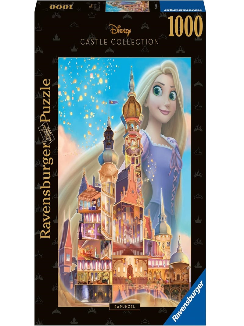 Puzzle Raiponce Châteaux Disney 1000 Pcs N/A - Kiabi