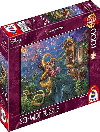 Puzzle Raiponce emmêlée dans l'amour 1000 pcs