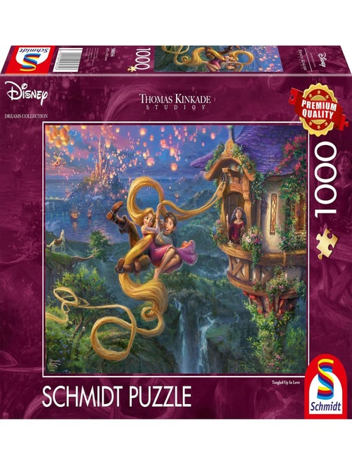 Puzzle Raiponce emmêlée dans l'amour 1000 pcs - Kiabi