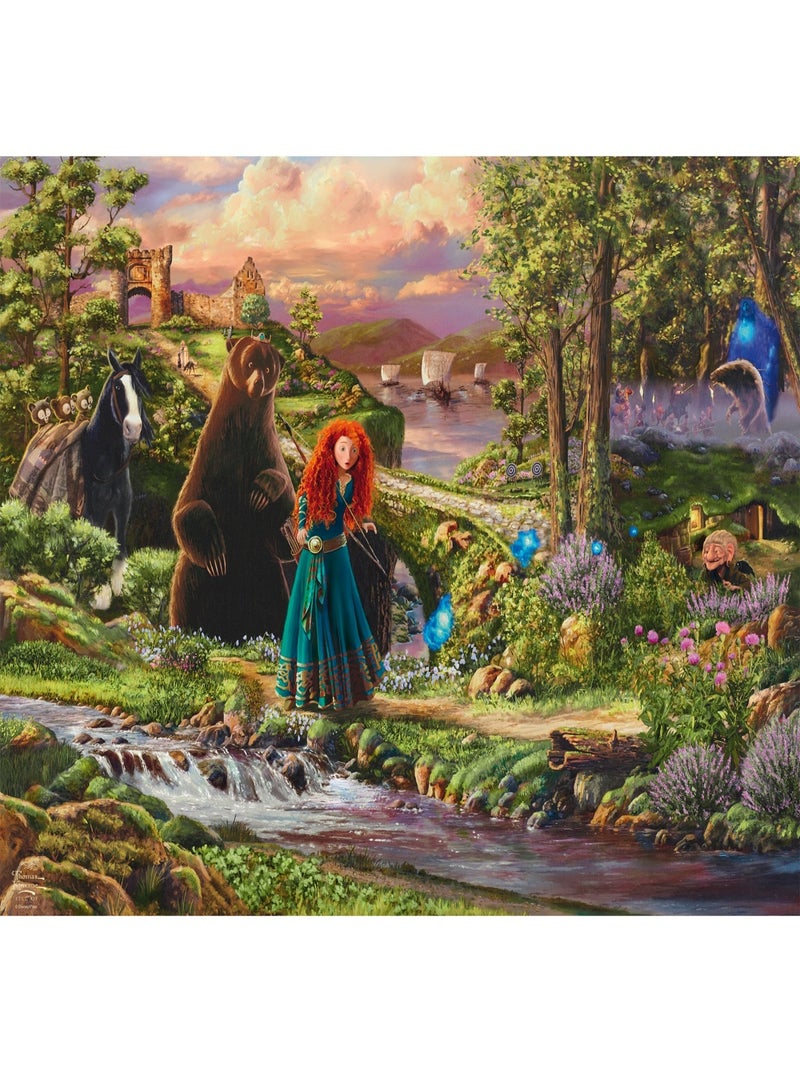 Puzzle Rebelle Princesse Mérida 1000 pcs N/A - Kiabi