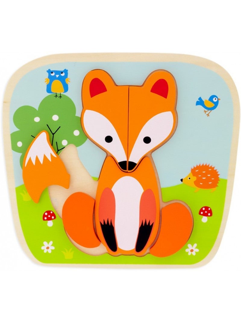 Puzzle renard Orange - Kiabi
