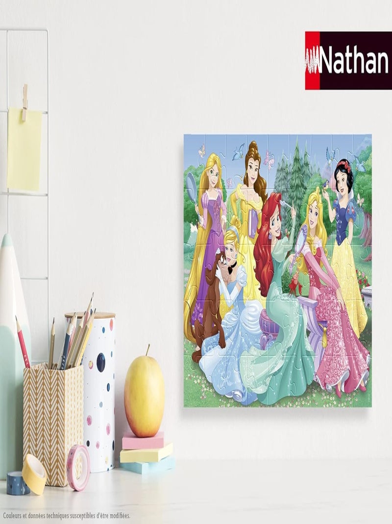Puzzle Rencontre avec les princesses Disney 45 pcs N/A - Kiabi