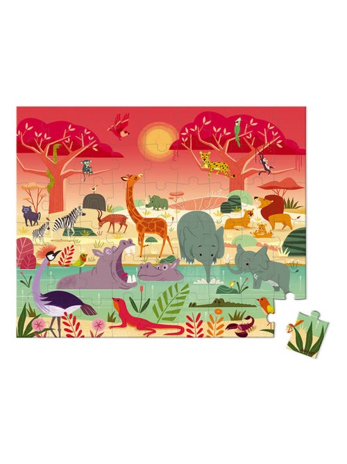Puzzle Réserve animalière 54 pcs - Kiabi