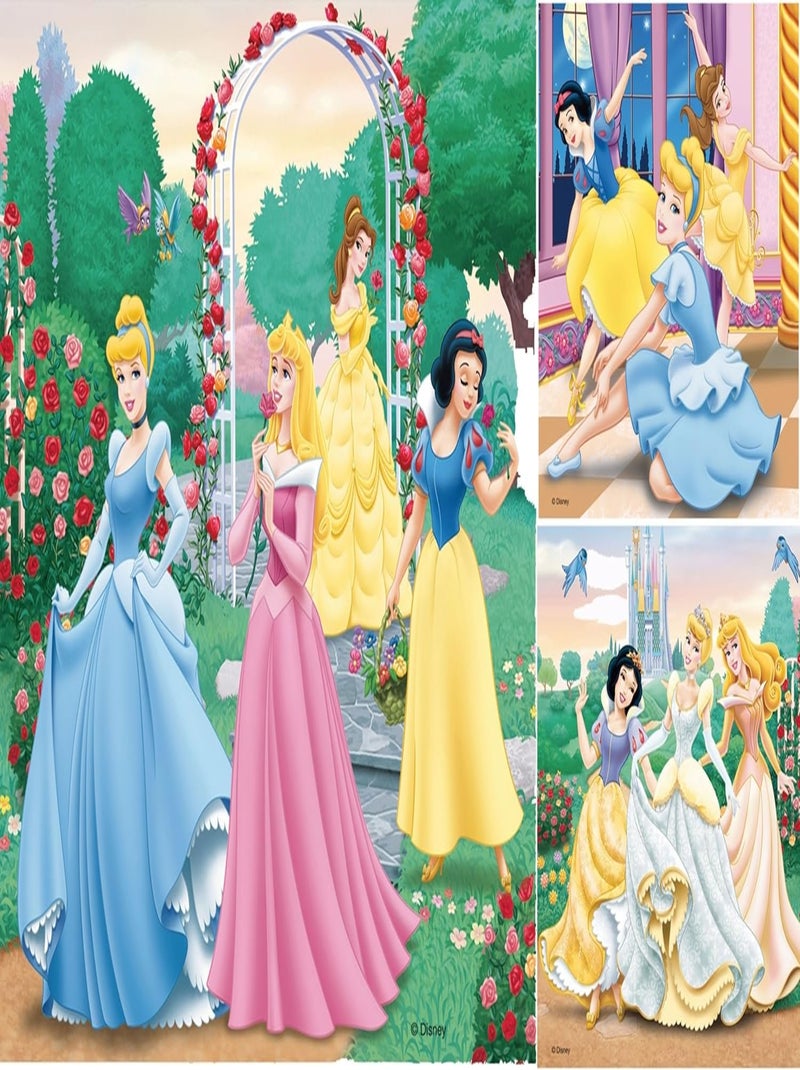 Puzzle Rêves de princesses Disney 3x49 pcs N/A - Kiabi