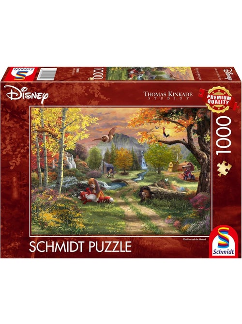 Puzzle rox et rouky 1000 pcs - Kiabi