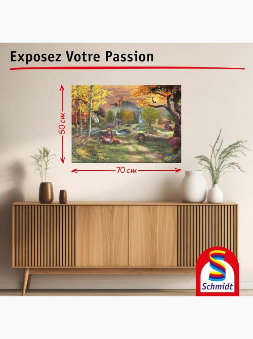 Puzzle rox et rouky 1000 pcs - Kiabi