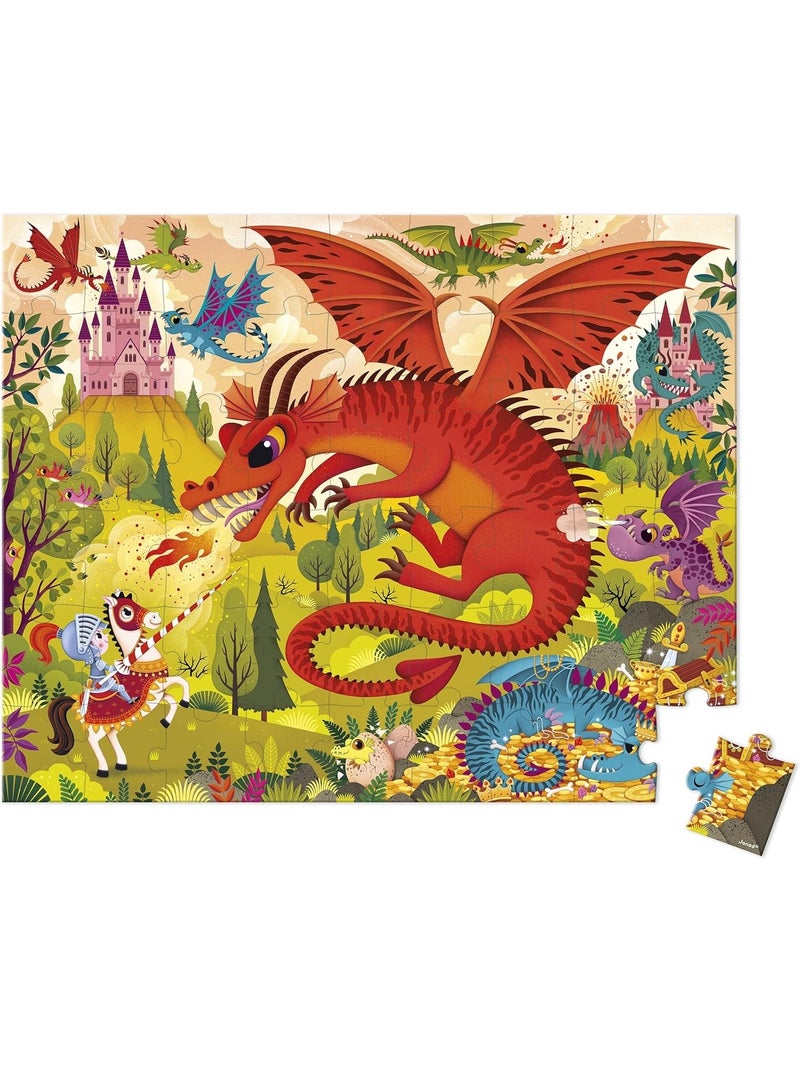 Puzzle royaume de dragons 54 pcs N/A - Kiabi