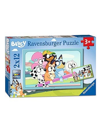 Puzzle S'amuser avec Bluey 2x12 pcs