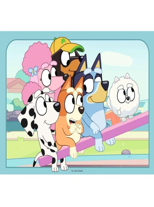 Puzzle S'amuser avec Bluey 2x12 pcs - Kiabi