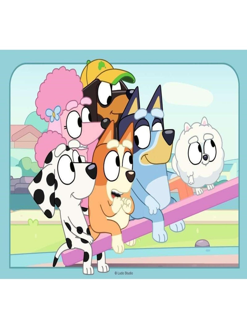 Puzzle S'amuser avec Bluey 2x12 pcs N/A - Kiabi