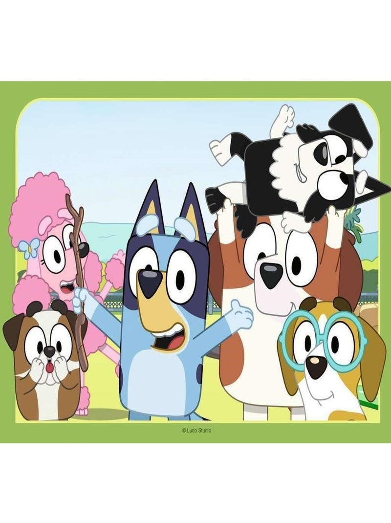 Puzzle S'amuser avec Bluey 2x12 pcs N/A - Kiabi
