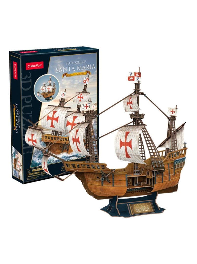 Puzzle santa maria 3d cubic fun N/A - Kiabi