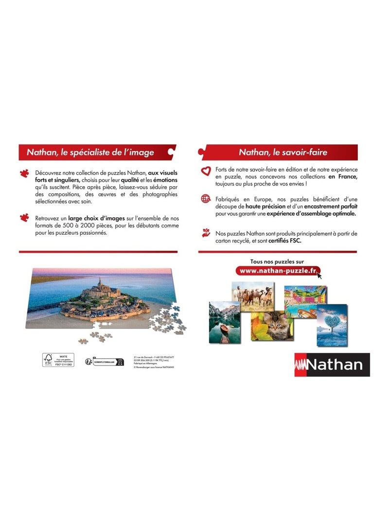 Puzzle Sentier des douaniers Bretagne 1000 pcs N/A - Kiabi