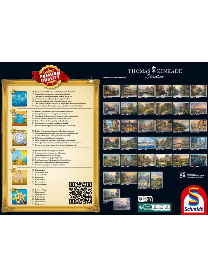 Puzzle Soirée d'automne 1000 pcs N/A - Kiabi