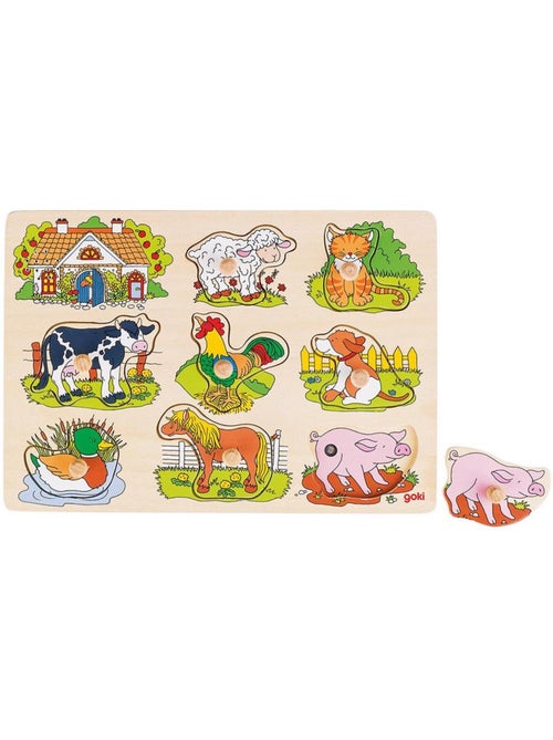 Puzzle sonore animaux de la ferme - Kiabi Puzzle sonore animaux de la ferme - Kiabi