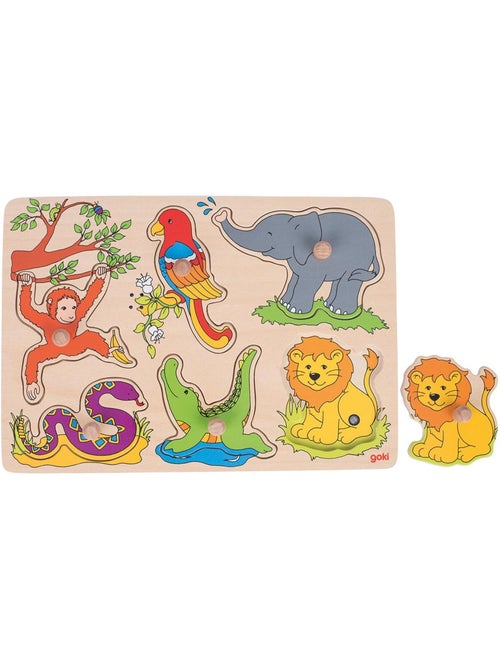 Puzzle sonore animaux du zoo - Kiabi Puzzle sonore animaux du zoo - Kiabi
