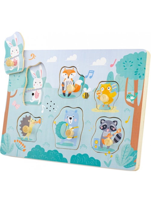 Puzzle sonore les animaux musiciens - Kiabi Puzzle sonore les animaux musiciens - Kiabi