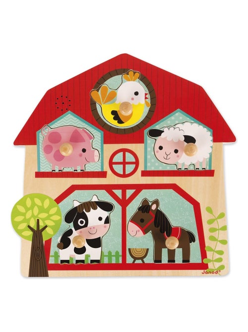 Puzzle sonore Les Copains de la Ferme - Kiabi