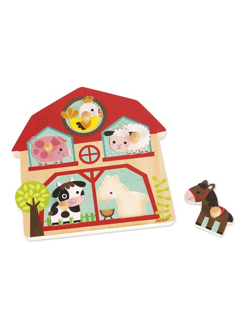 Puzzle sonore Les Copains de la Ferme - Kiabi