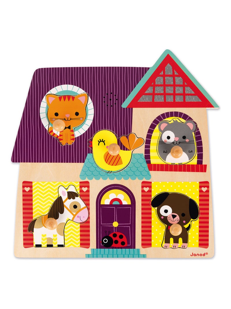 Puzzle sonore Mes Petits Compagnons N/A - Kiabi