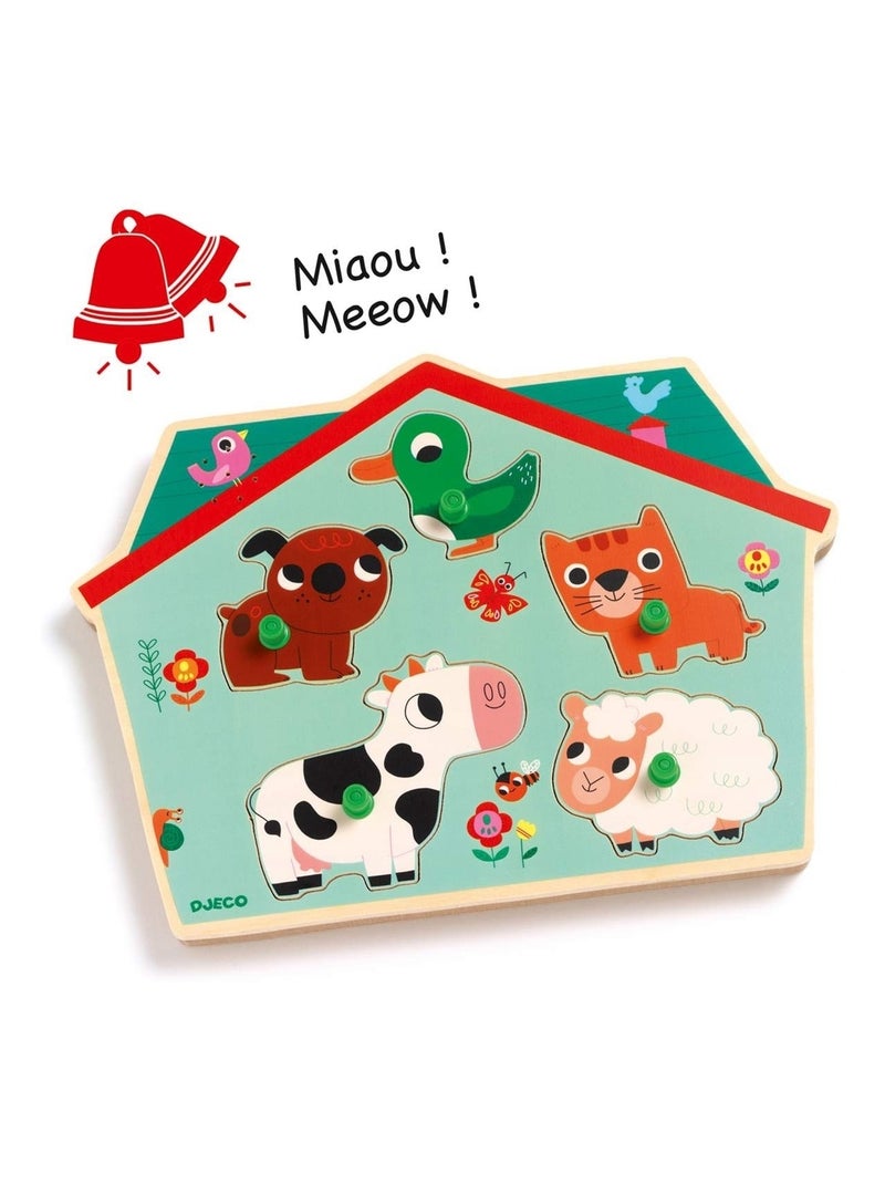 Puzzle sonore ouaf woof Multicolore - Kiabi
