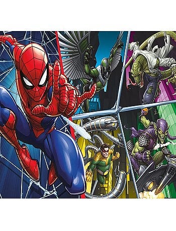 Puzzle Spiderman contre les méchants 45 pcs