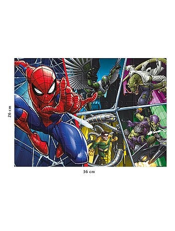 Puzzle Spiderman contre les méchants 45 pcs