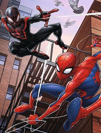Puzzle Spiderman en action 3x49 pcs