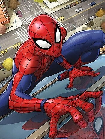 Puzzle Spiderman en action 3x49 pcs