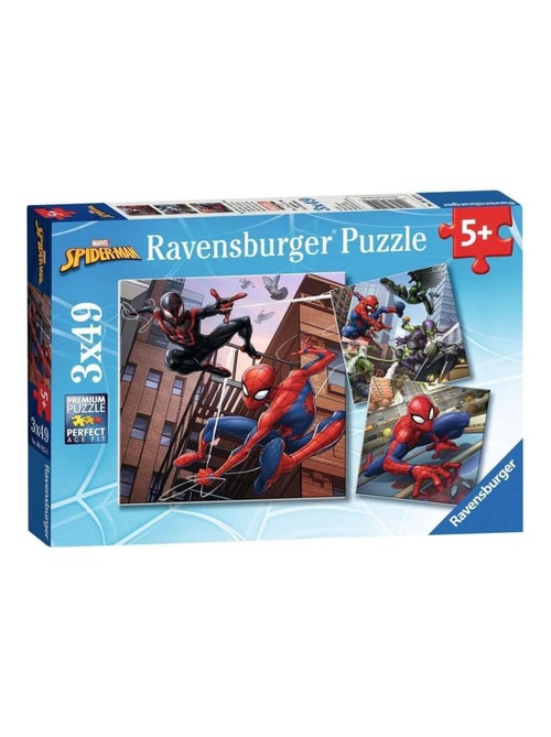 Puzzle Spiderman en action 3x49 pcs - Kiabi