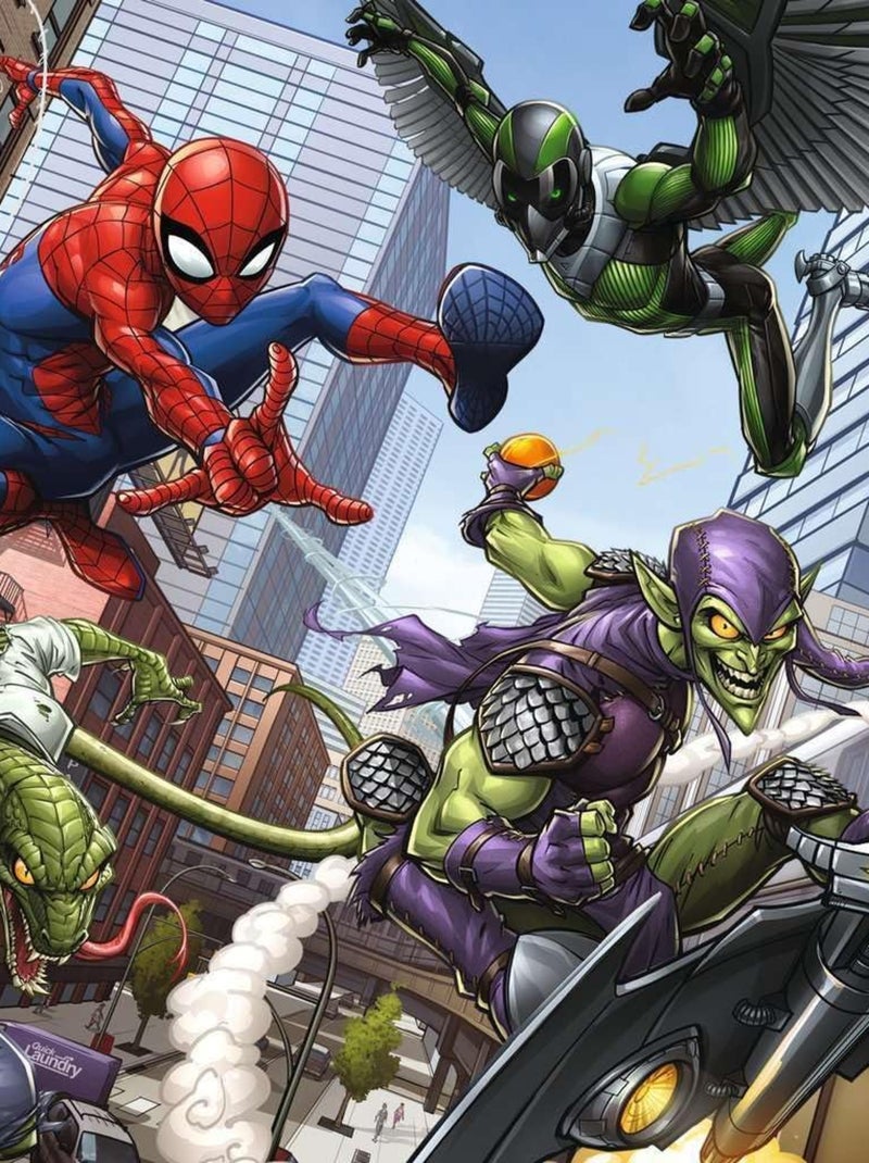Puzzle Spiderman en action 3x49 pcs N/A - Kiabi