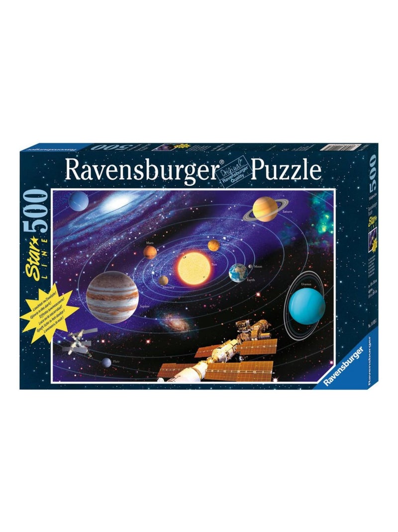 Puzzle Star Line 500 pièces - Le système solaire N/A - Kiabi