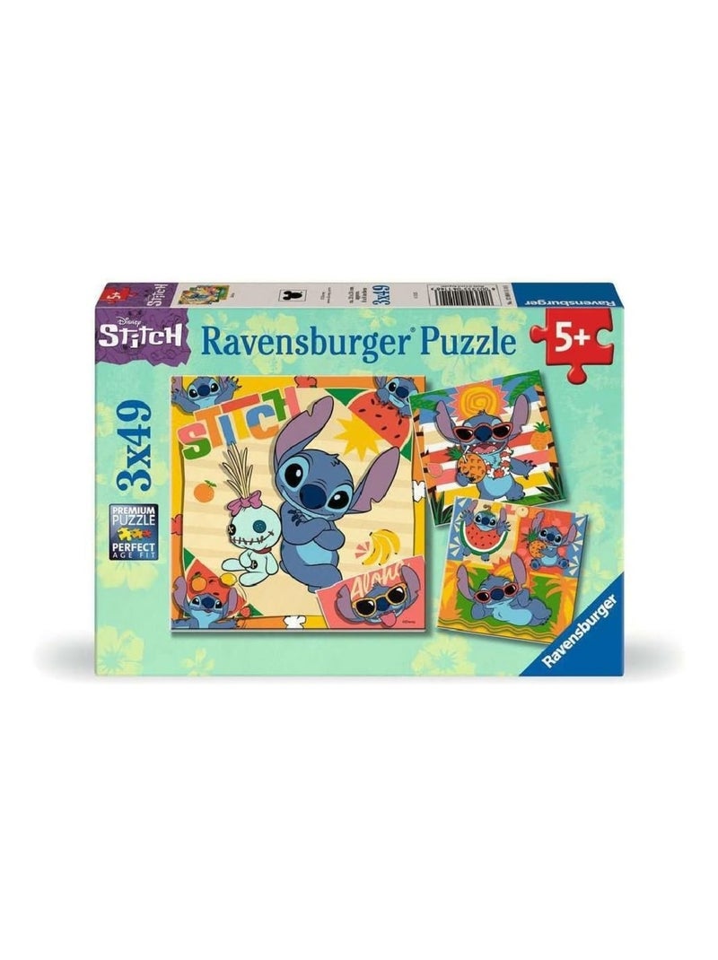 Puzzle Stitch Aloha 3x49 pcs N/A - Kiabi