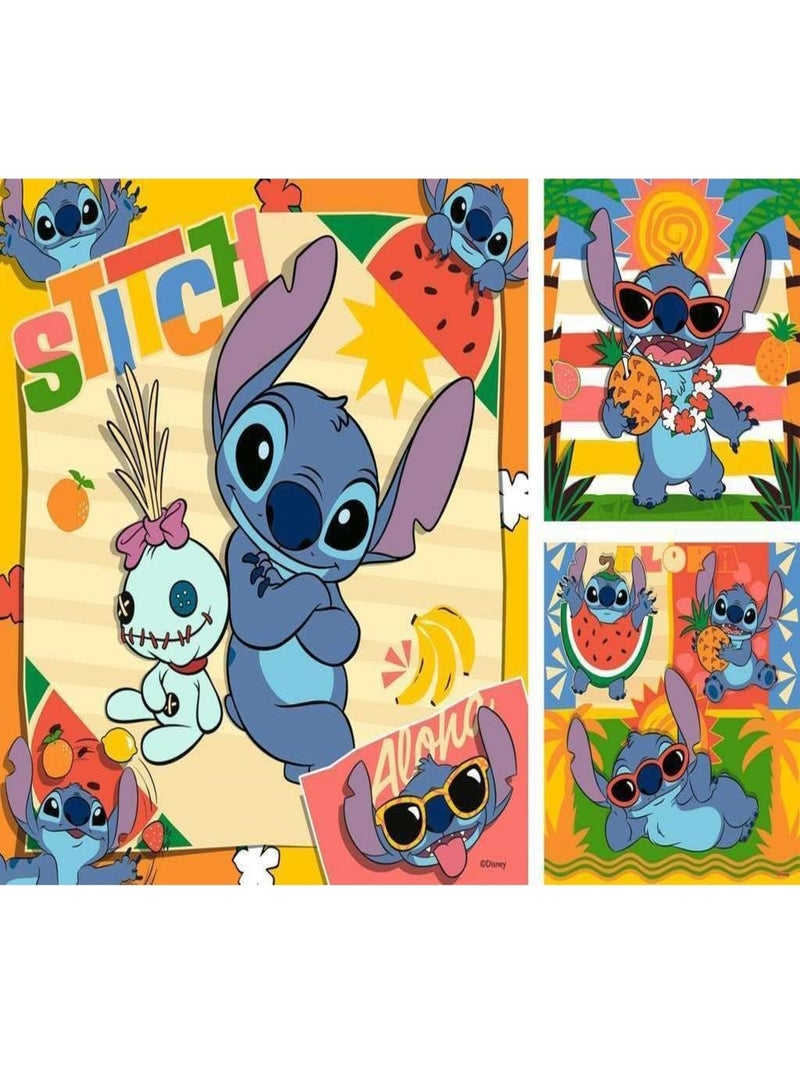 Puzzle Stitch Aloha 3x49 pcs N/A - Kiabi