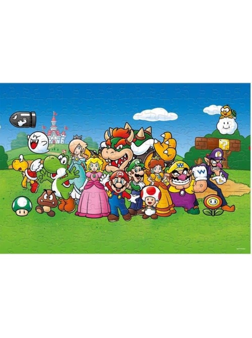 PUZZLE SUPER MARIO AND FRIENDS 500 PIECES NOUVELLE VERSION - Kiabi